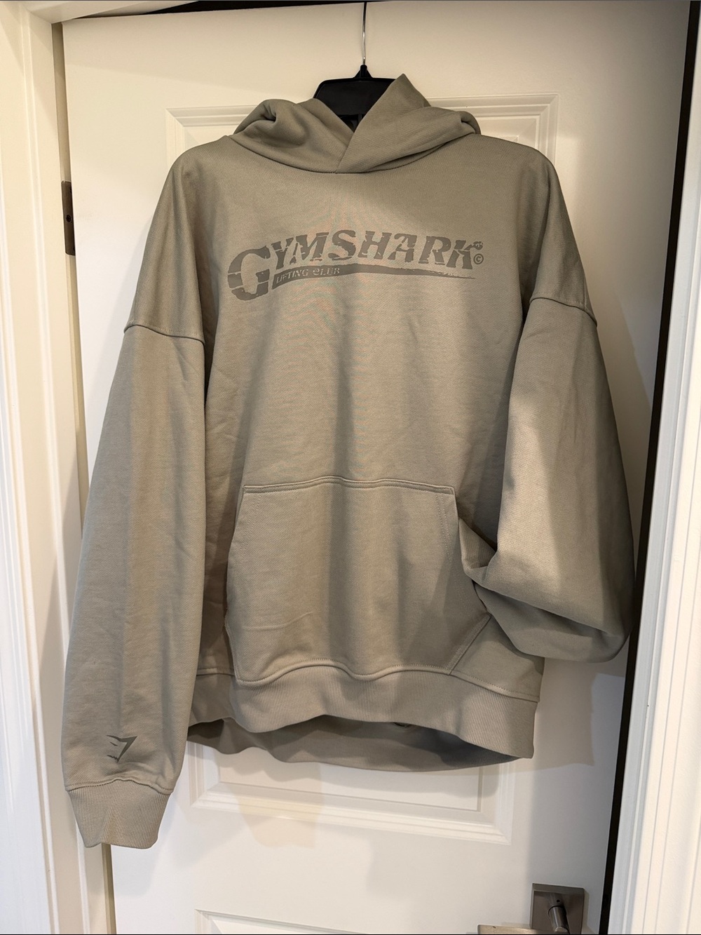 Gymshark Never Worn Olive Gray Men's Pullover Hoodie